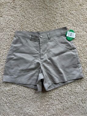 Official Girl Scouts Cadette Senior Uniform Shorts Khaki Size 11/12 Made in USA